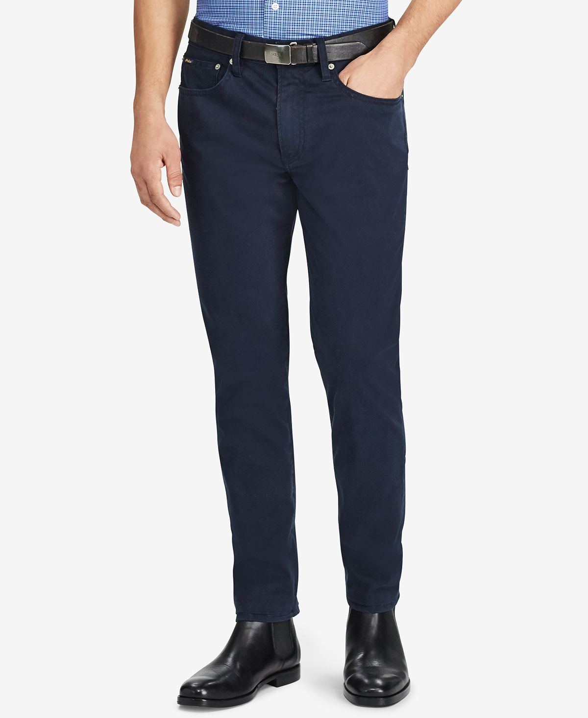 Polo Ralph Lauren Prospect Slim-straight Sateen Pants Collection Navy
