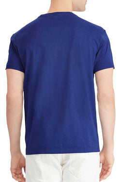 Polo Ralph Lauren Provincetown Blue Solid Big/Tall Pocket T Shirt thumbnail 2