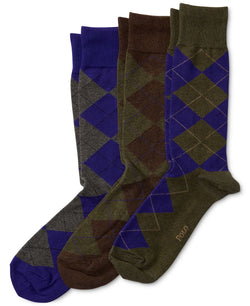 Polo Ralph Lauren Ralph Lauren Socks Dress Argyle Crew 3 Pack Socks Hunter/navy/wine/grey thumbnail 2
