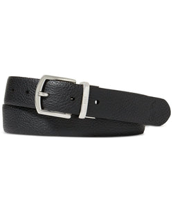Polo Ralph Lauren Reversible Pebble Leather Belt Dark Brown/black thumbnail 2