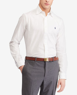 Polo Ralph Lauren Slim Fit Stretch Poplin Shirt White thumbnail 1