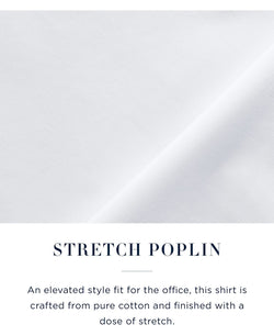 Polo Ralph Lauren Slim Fit Stretch Poplin Shirt White thumbnail 2