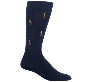 Polo Ralph Lauren Socks Polo Player Dress Crew Sock Dark Blue
