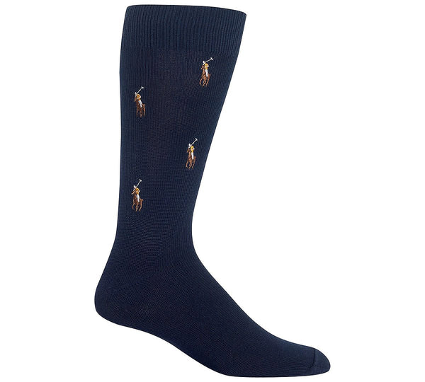 Polo Ralph Lauren Socks Polo Player Dress Crew Sock Dark Blue