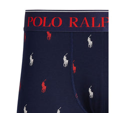 Polo Ralph Lauren Stretch Jersey Boxer Brief Cruise Navy W/red & White Pp thumbnail 3