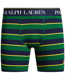 Polo Ralph Lauren Stretch Jersey Boxer Briefs Green Stripe thumbnail 3