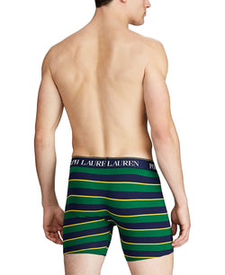 Polo Ralph Lauren Stretch Jersey Boxer Briefs Green Stripe thumbnail 4