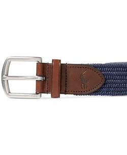 Polo Ralph Lauren Stretch Waxed Belt Medium Navy thumbnail 2