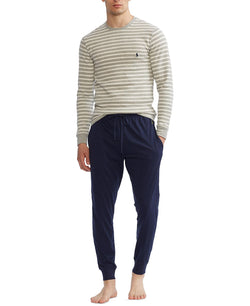 Polo Ralph Lauren Striped Long-sleeve Sleep T-shirt Andover Stripe thumbnail 1