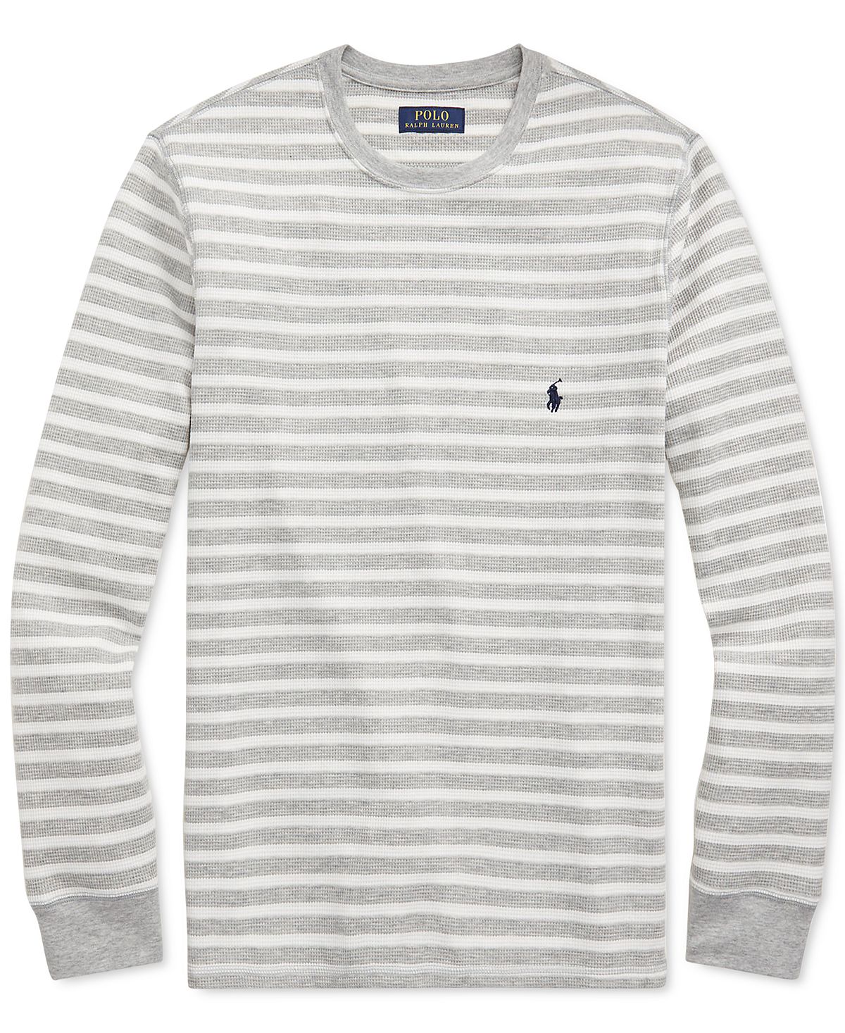 Polo Ralph Lauren Striped Long-sleeve Sleep T-shirt Andover Stripe ...