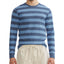 Polo Ralph Lauren Striped Long-sleeve Sleep T-shirt Royal Heather/River Blue