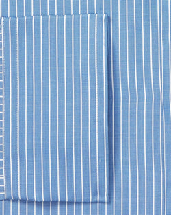 Polo Ralph Lauren Striped Oxford Slim Fit Dress Shirt Blue/White thumbnail 3