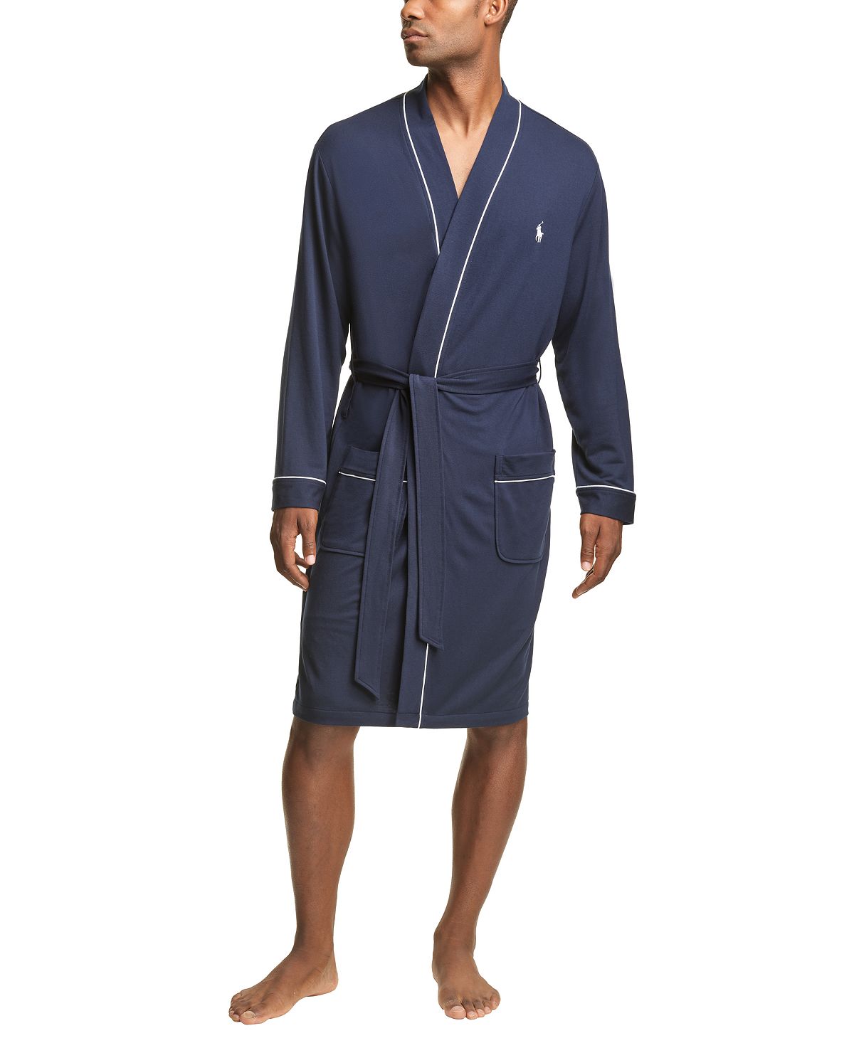 Polo Ralph Lauren Terry Kimono Robe Criuse Navy – CheapUndies