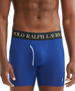 Polo Ralph Lauren Three-pack 4d-flex Microfiber Briefs Royal/Camo/Blue thumbnail 1
