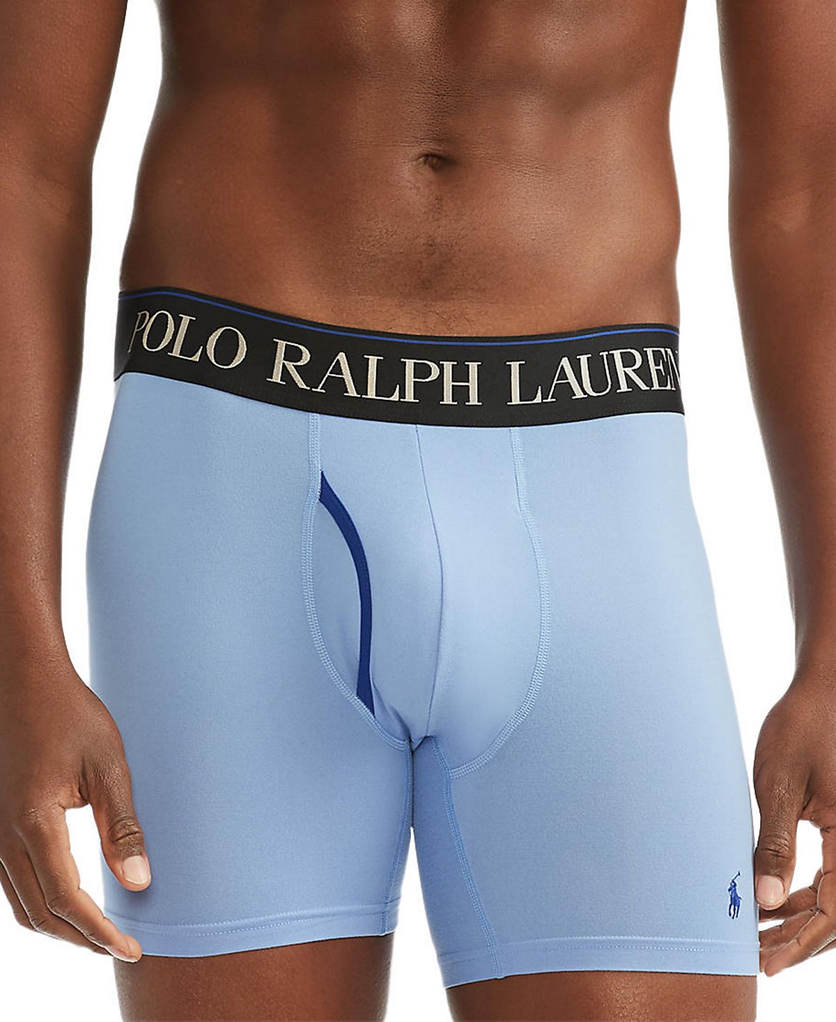 Polo Ralph Lauren Three-pack 4d-flex Microfiber Briefs Royal/Camo/Blue