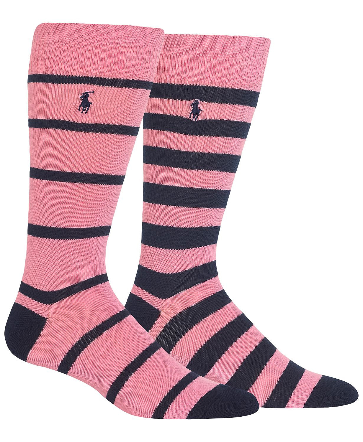 Polo Ralph Lauren Two-pack Stripe Socks Pink