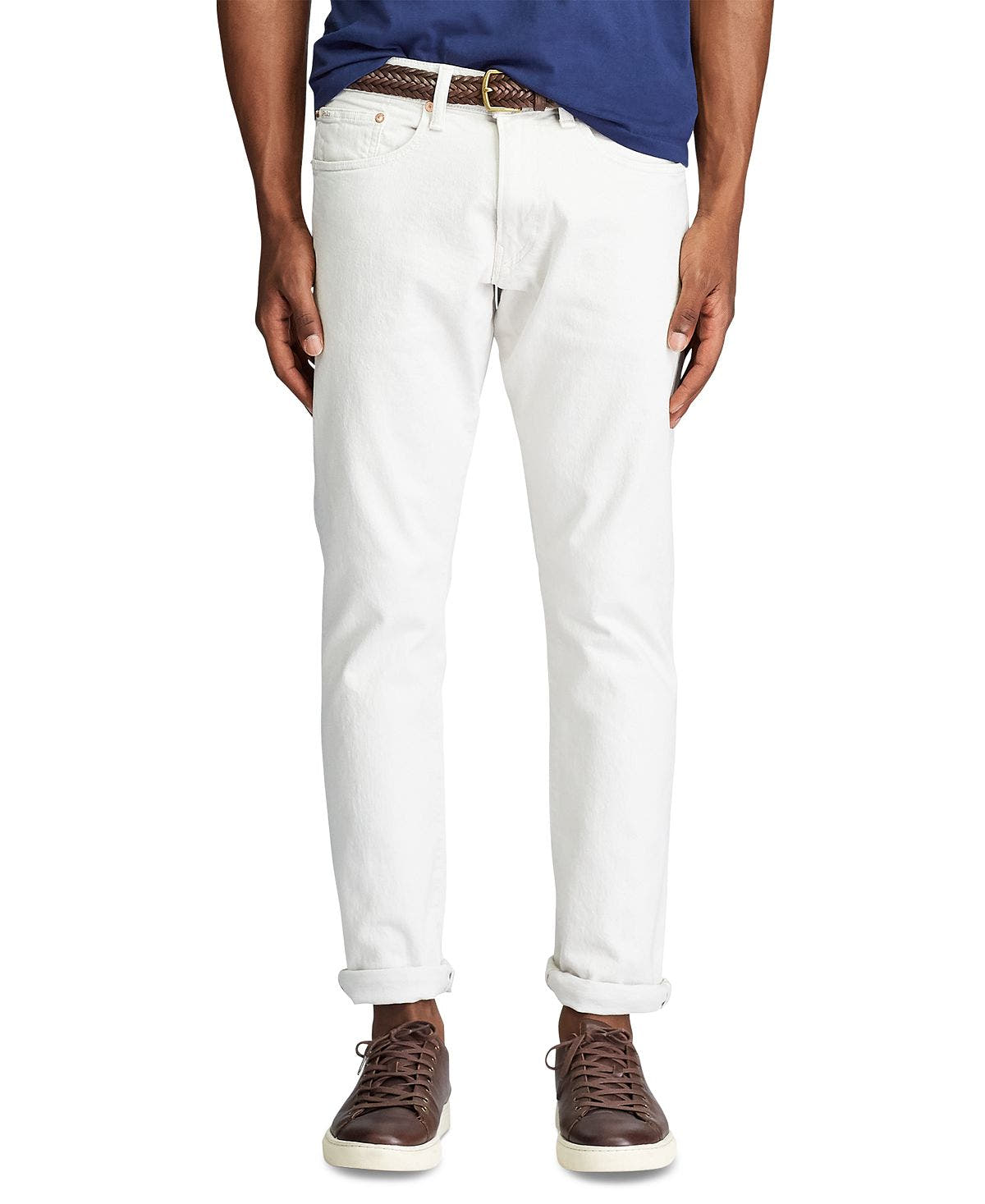 Polo Ralph Lauren Varick Slim Straight Jeans Stone