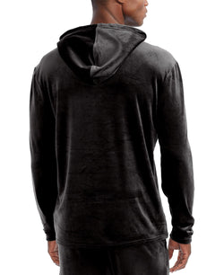 Polo Ralph Lauren Velour Loungewear Hoodie Charcoal Grey thumbnail 2