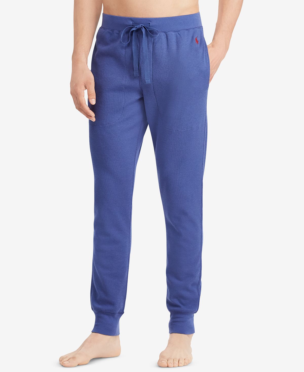 Polo Ralph Lauren Waffle-knit Jogger Pants Charter Blue