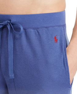 Polo Ralph Lauren Waffle-knit Jogger Pants Charter Blue thumbnail 2