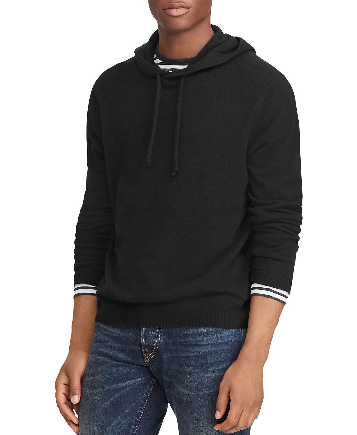 Polo Ralph Lauren Washable-cashmere Hooded Sweater Polo Black
