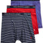 Polo Ralph Lauren 's Classic Fit Boxer Briefs Navy Stripe/red/royal