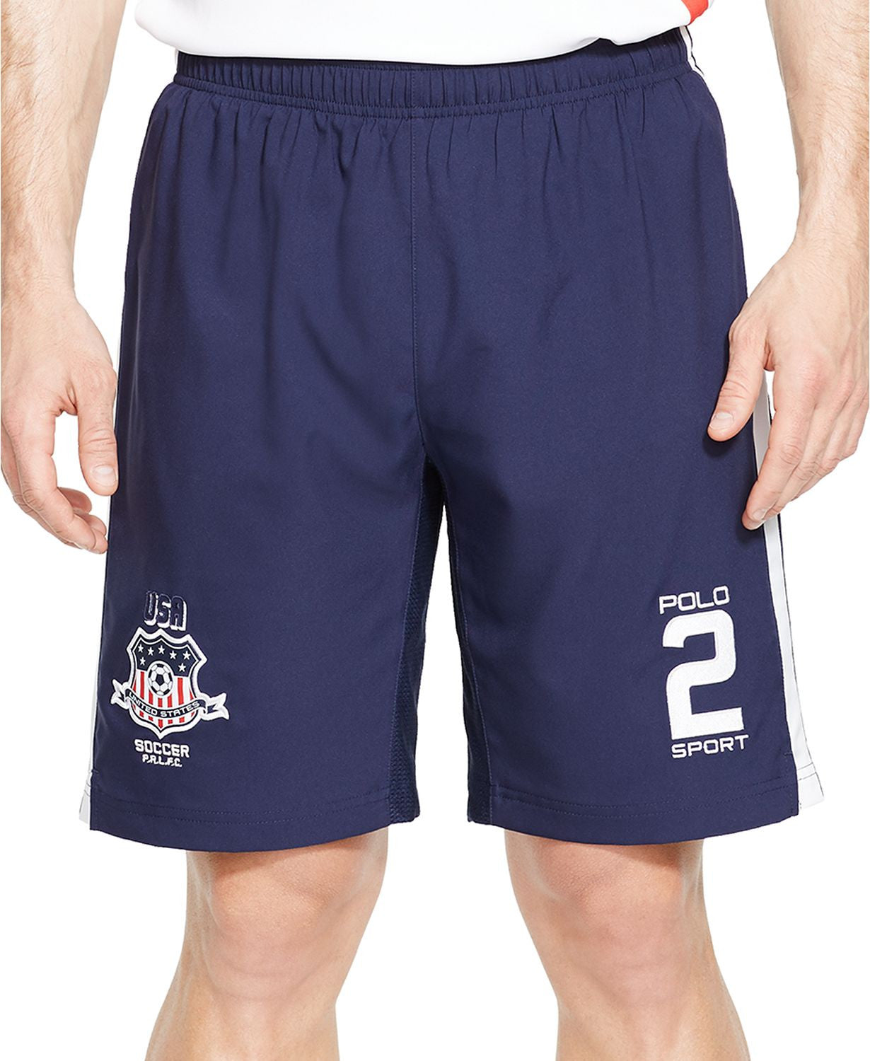 Polo Sport Usa Soccer Compression Shorts French Navy