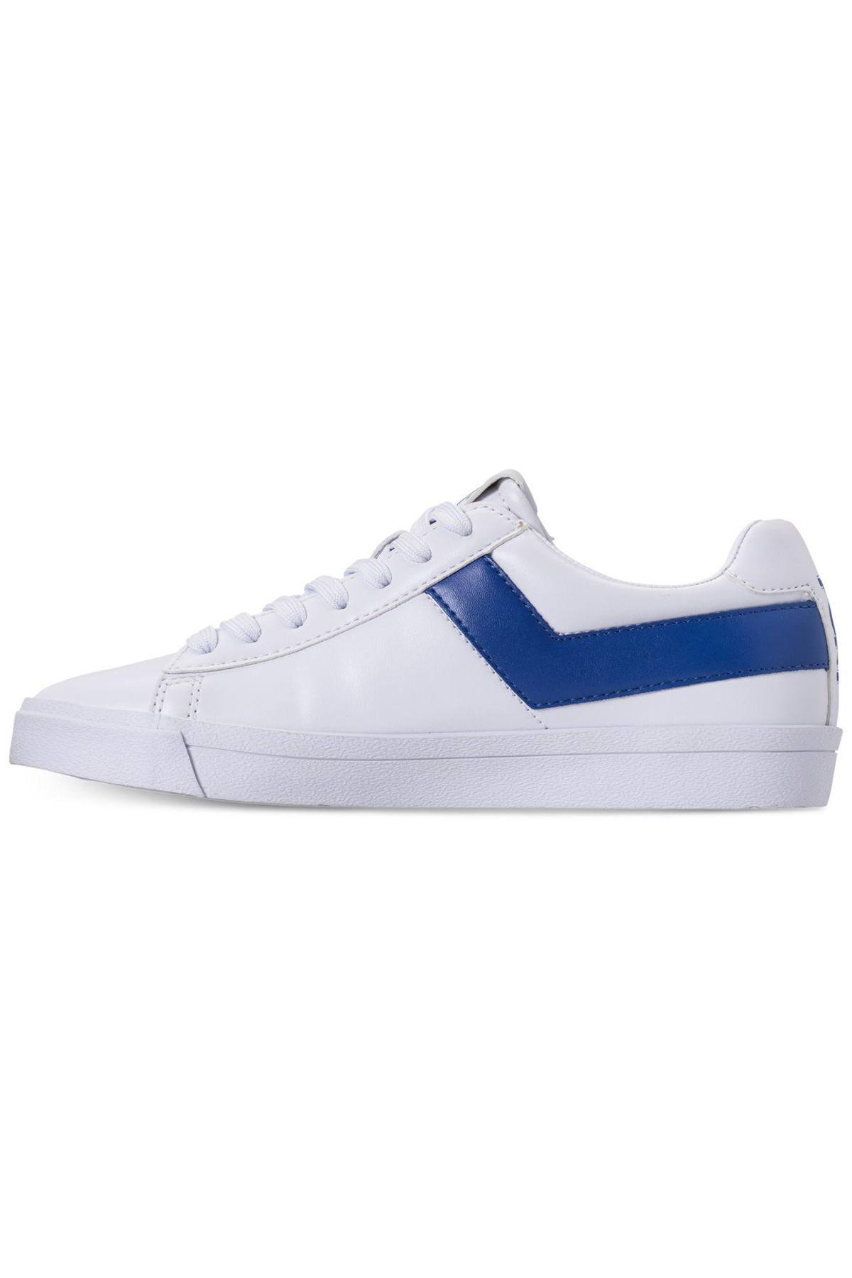 Pony White/Royal Top-Star Lo Core Sneakers