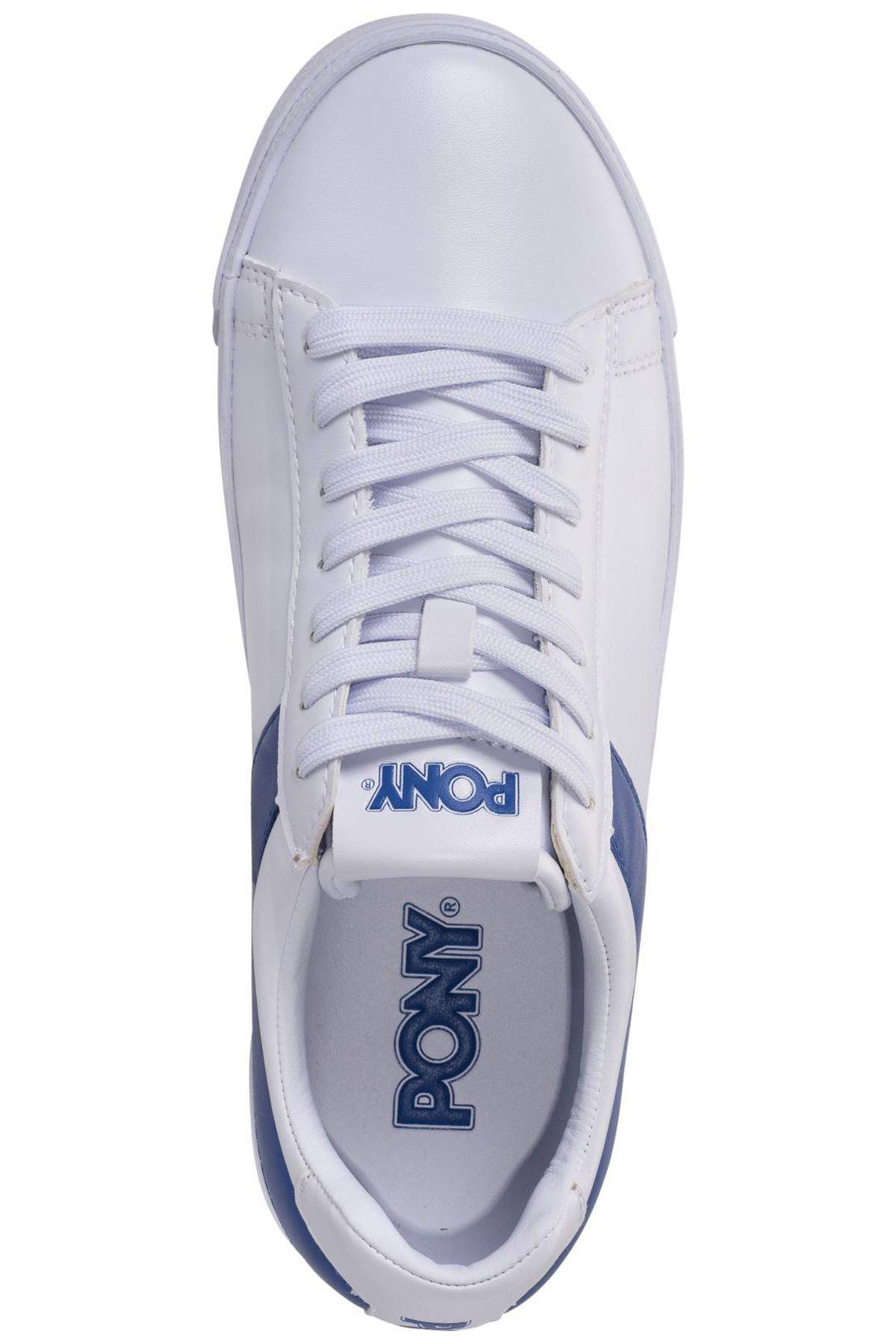 Pony White/Royal Top-Star Lo Core Sneakers