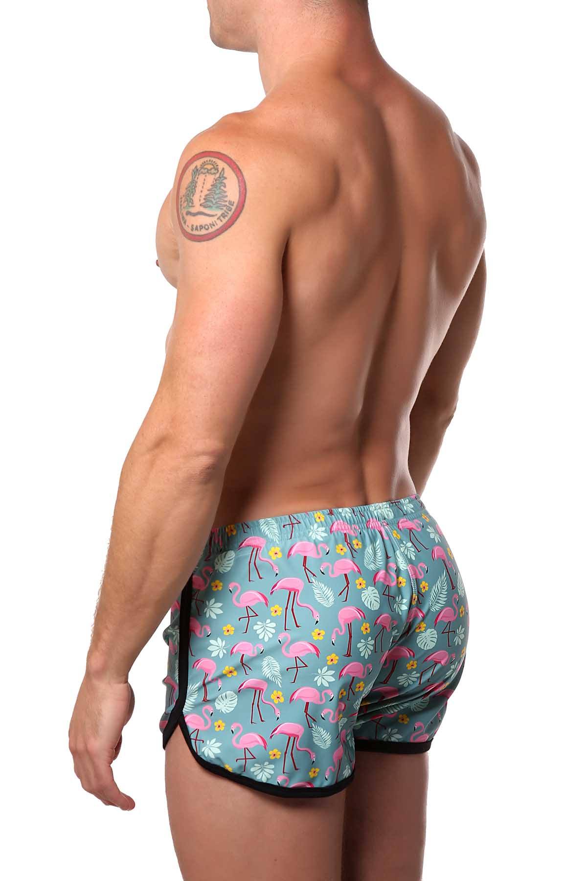 Pool Boy Flamingos Swim Short