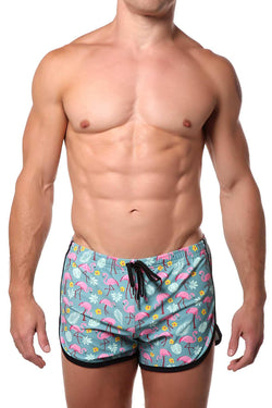 Pool Boy Flamingos Swim Short thumbnail 1