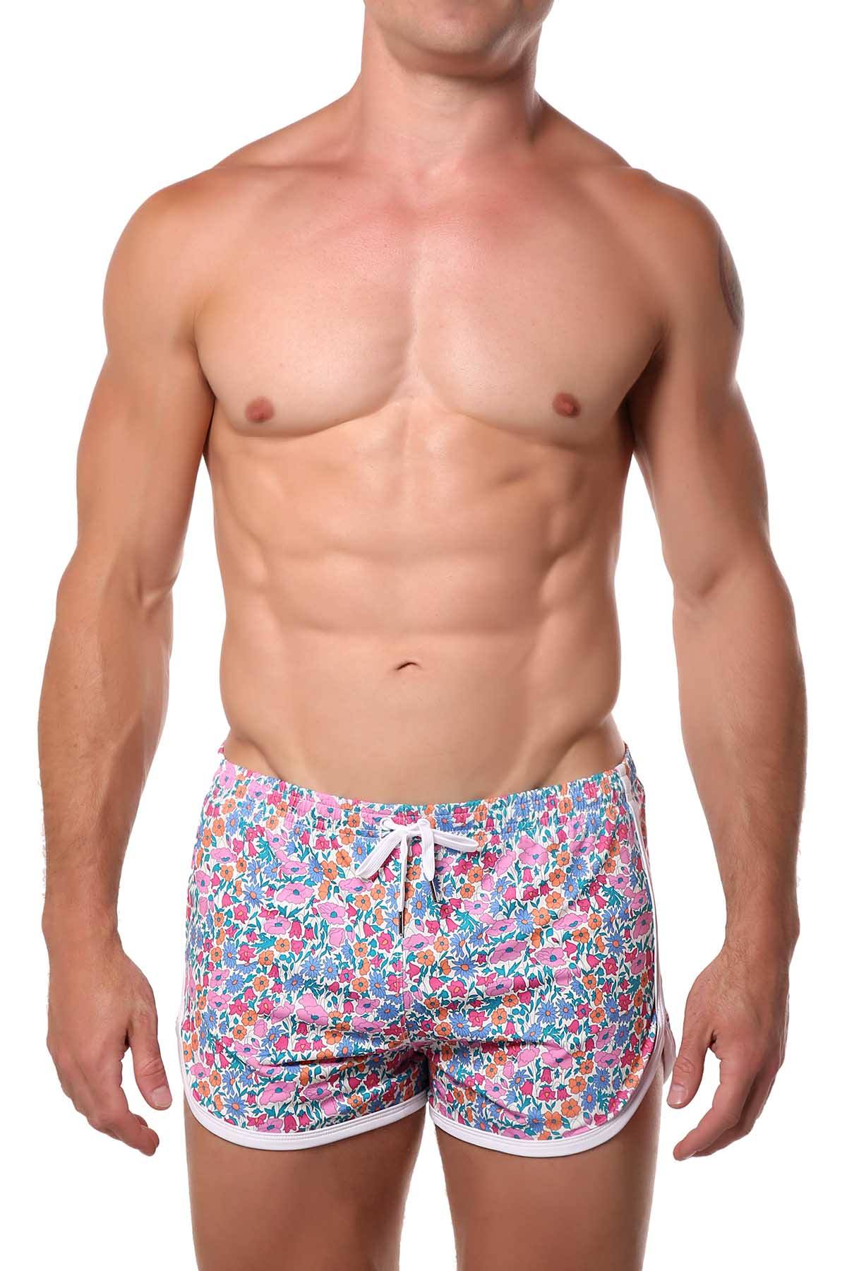 Pool Boy Flowers Swim Short