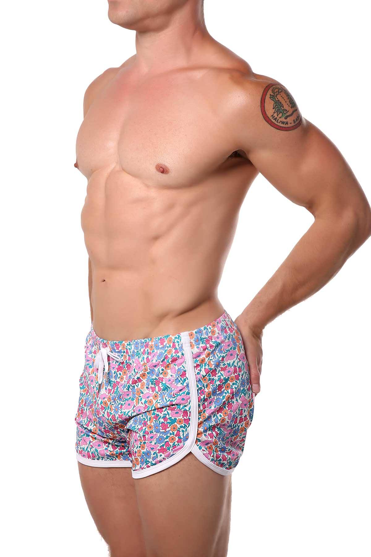 Pool Boy Flowers Swim Short
