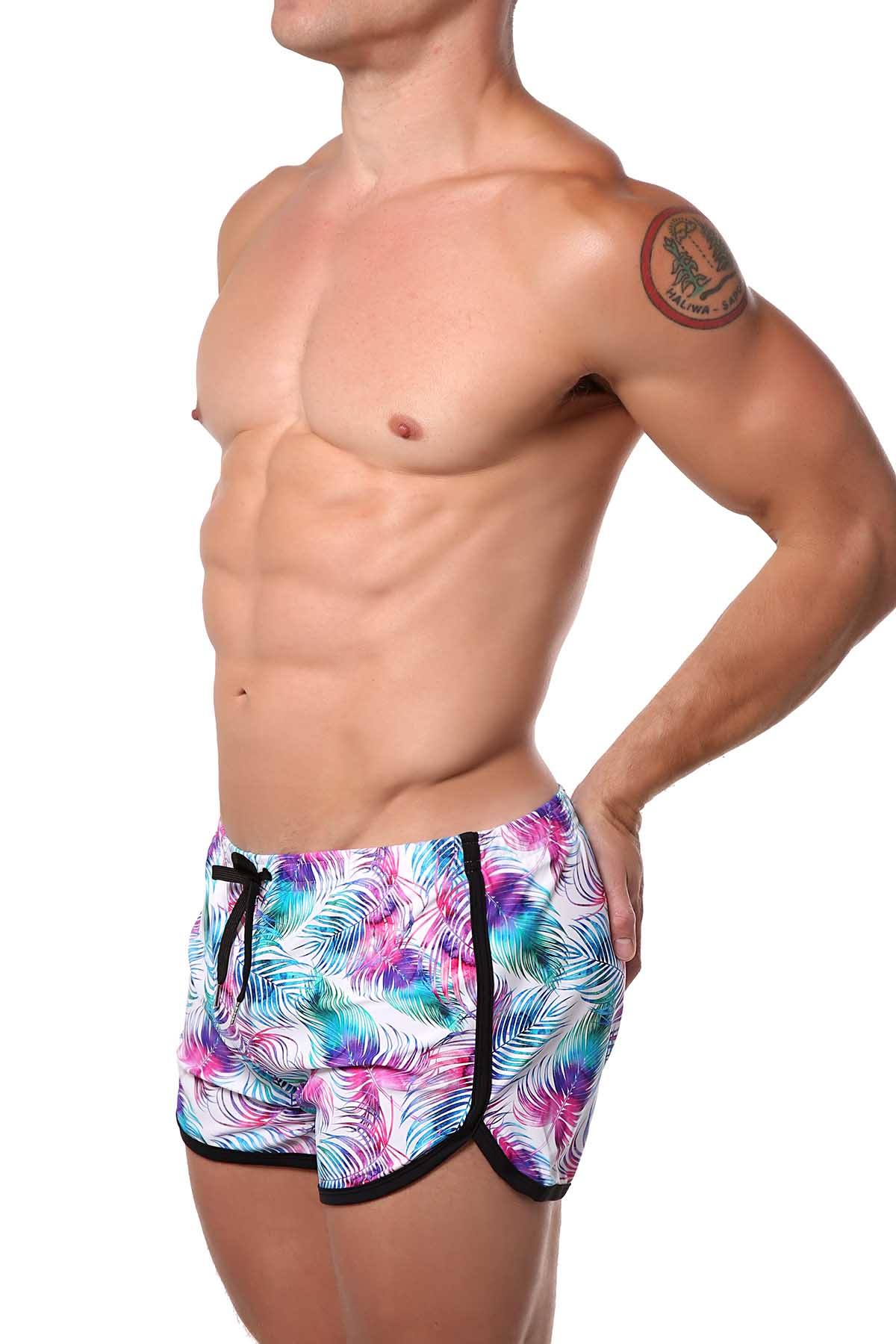 Pool Boy Light-Palm Swim Short