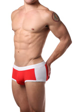 PoolBoy Red Contrast Swim Trunk