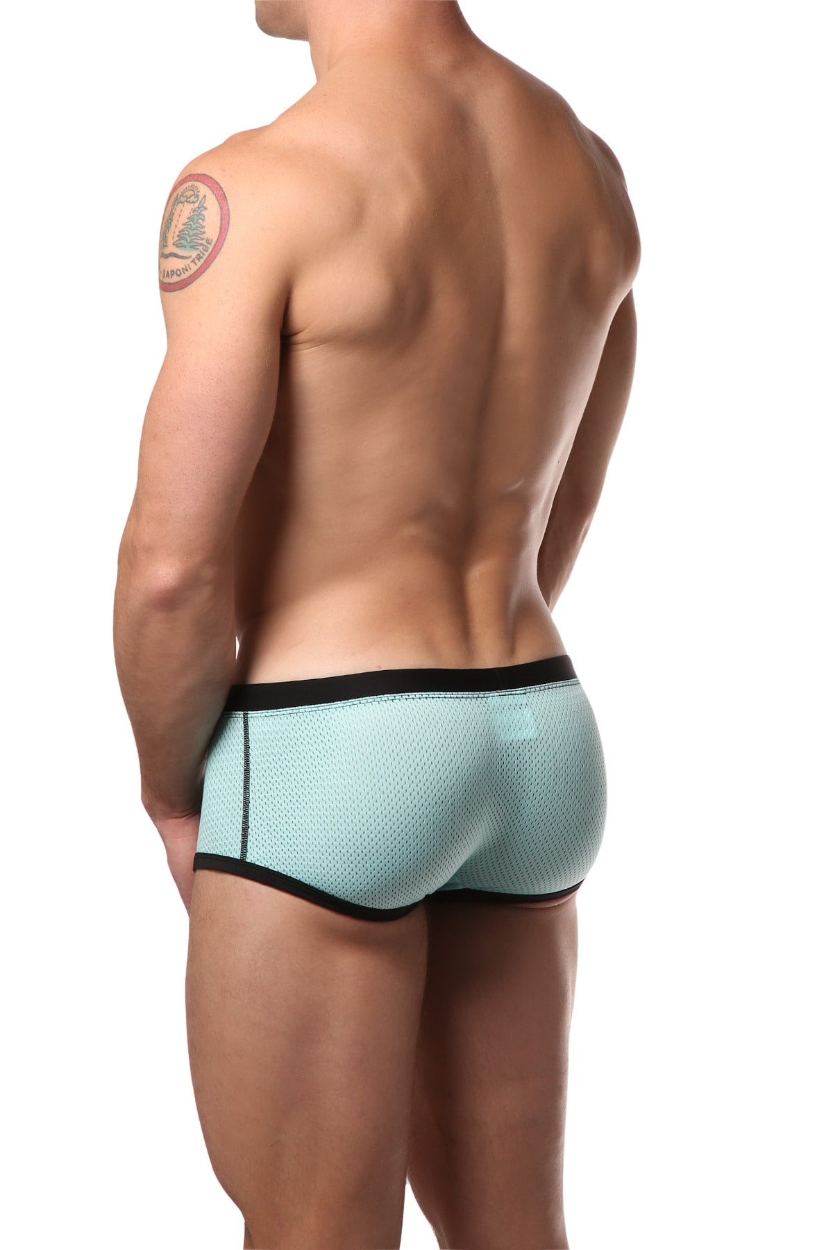 PoolBoy Teal Mesh Swim Boxer