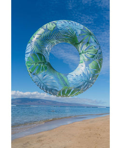 Poolcandy Resort Collection48" Jumbo Pool Tube With Palm Print Palm Pattern thumbnail 2