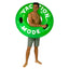 Poolcandy Sweet Shop Sour Apple"vacation Mode" 48" Pool Tube With Handles Green