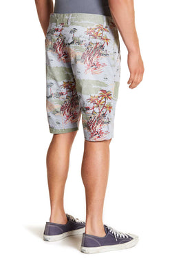 Pop Icon Blue Island Flat Front Short thumbnail 2