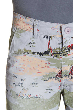 Pop Icon Blue Island Flat Front Short thumbnail 4