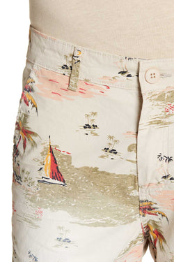 Pop Icon Cream Island Flat Front Short thumbnail 4