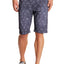 Pop Icon Navy Floral Flat Front Short