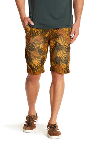 Pop Icon Olive Leaf Flat Front Short