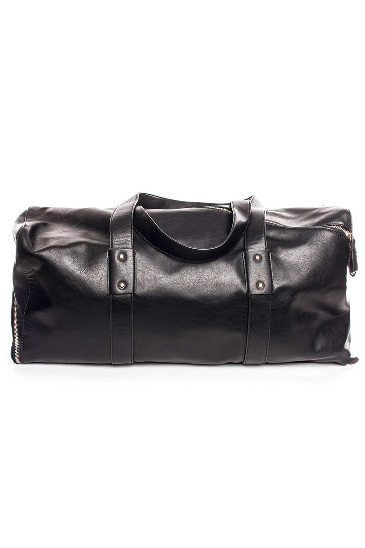 Premium Xpression Black Derek Diagonal Duffle Bag