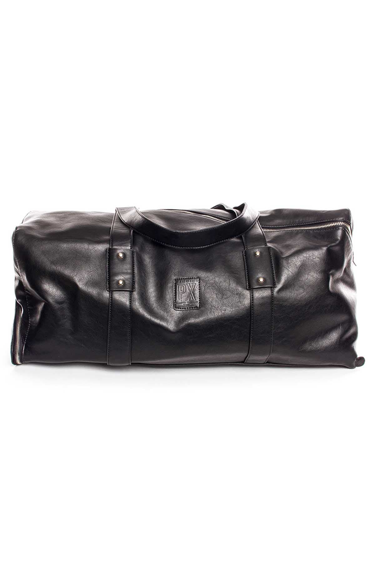 Premium Xpression Black Derek Diagonal Duffle Bag