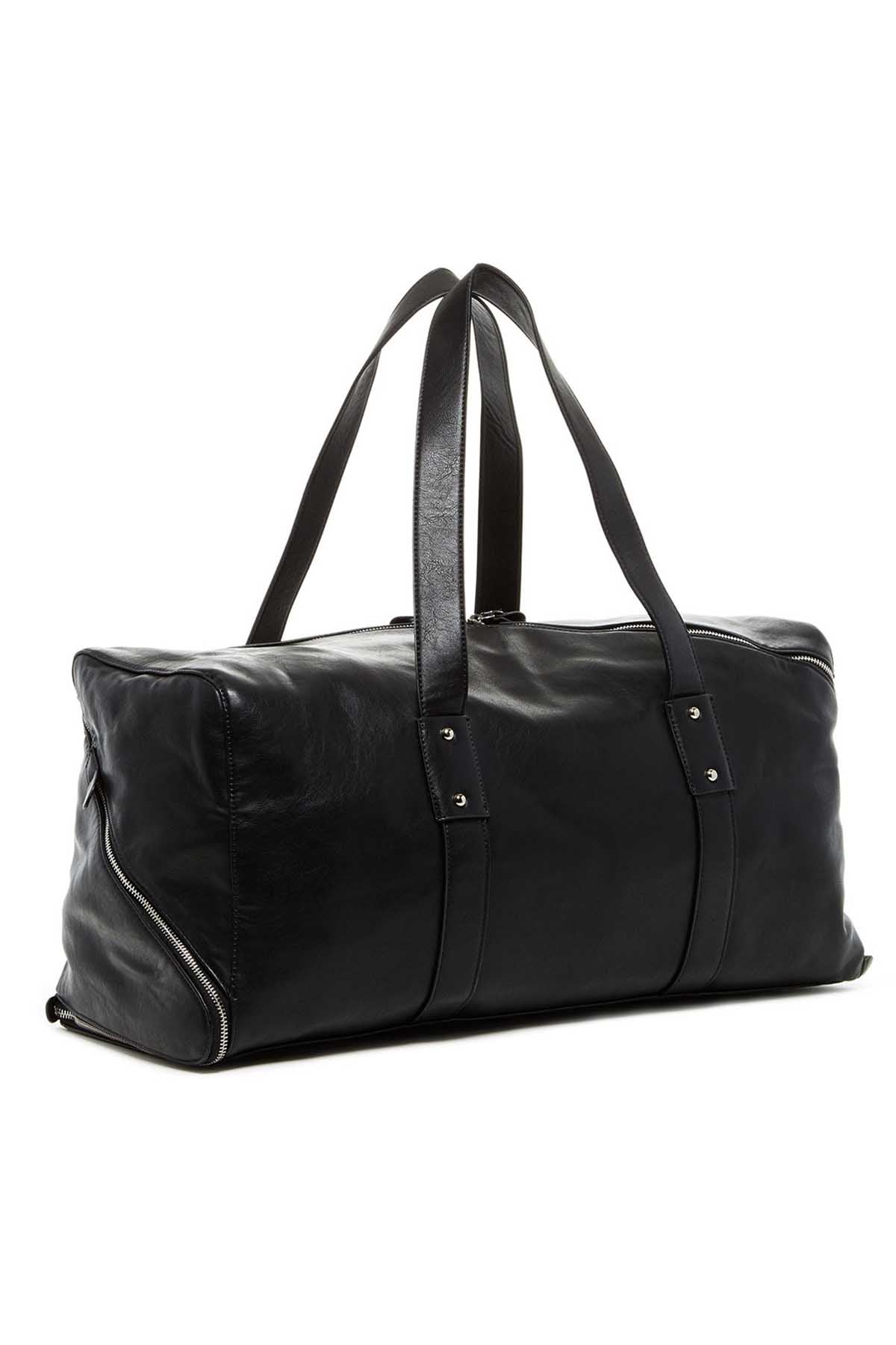 Premium Xpression Black Derek Diagonal Duffle Bag