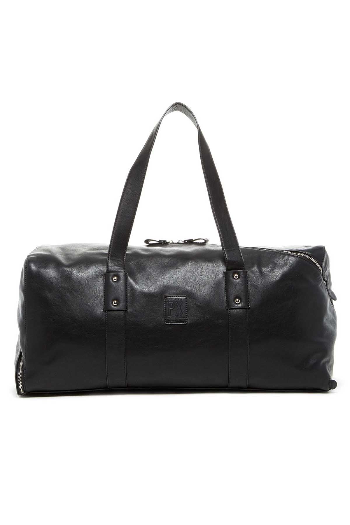 Premium Xpression Black Derek Diagonal Duffle Bag