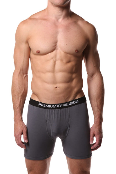 Premium Xpression Charcoal Boxer Brief