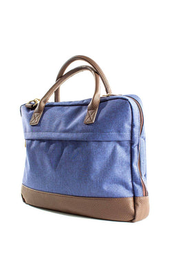 Premium Xpression Indigo Gilbert Two-Tone Laptop Bag thumbnail 3