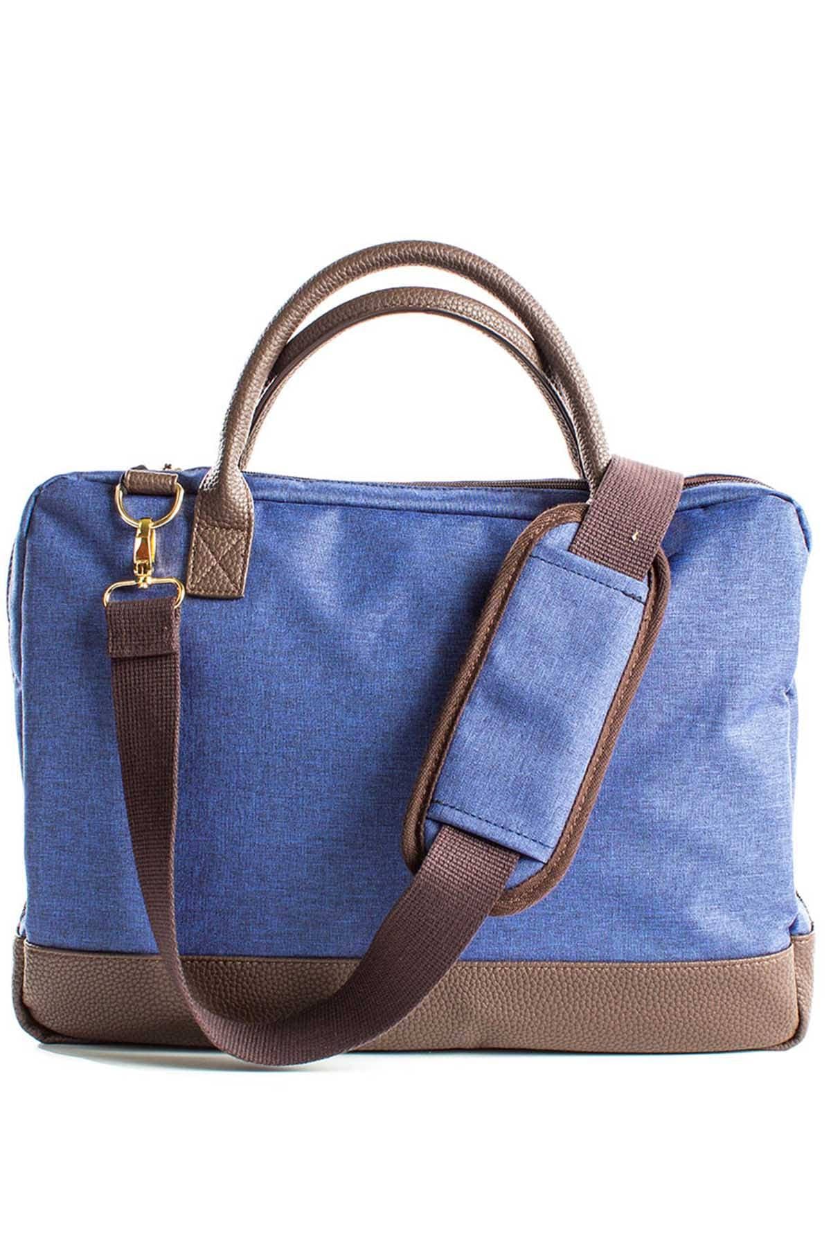 Premium Xpression Indigo Gilbert Two-Tone Laptop Bag